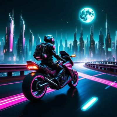 Full Throttle: A Cyberpunk Motorcycle Ride Through a Twisted Conspiracy!